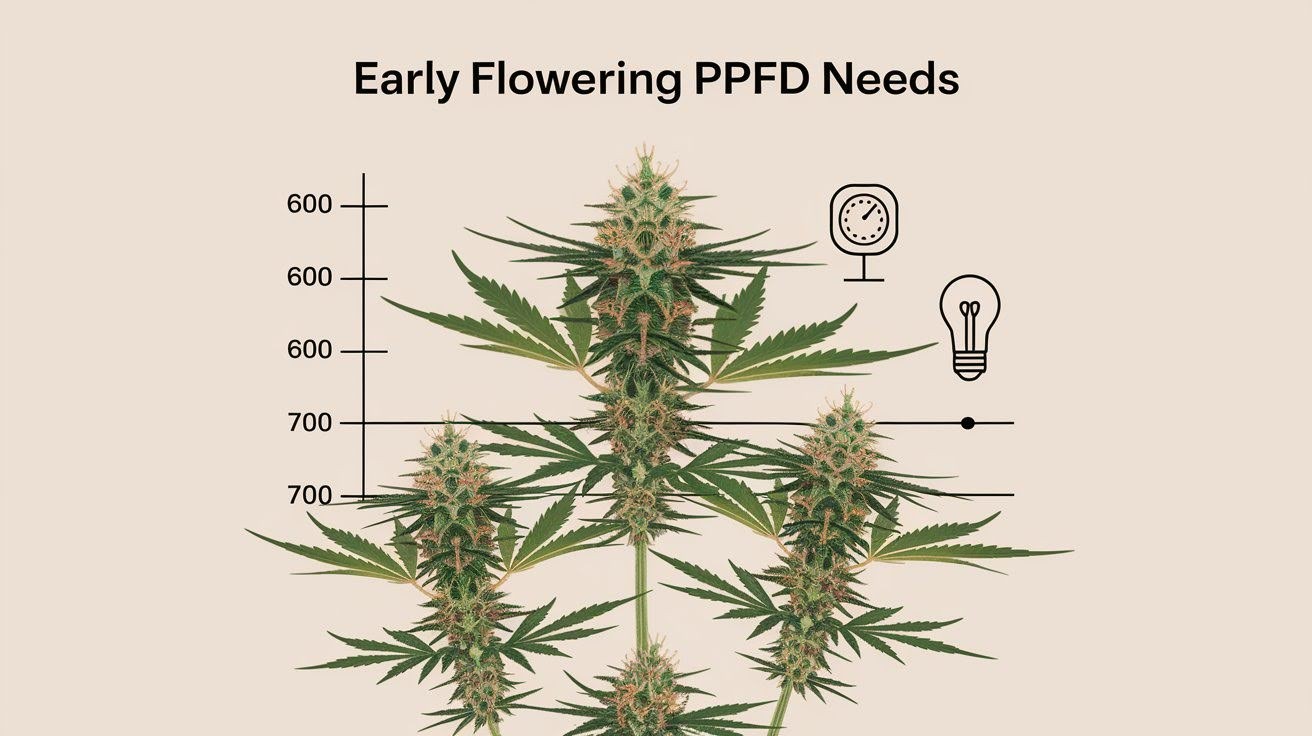  Early Flowering PPFD Needs