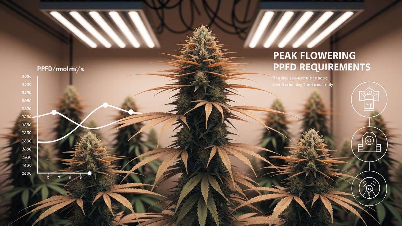 Peak Flowering PPFD Requirements
