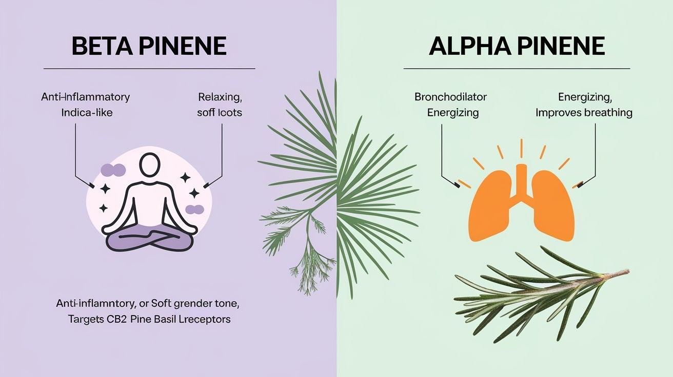 Beta Pinene vs Alpha Pinen