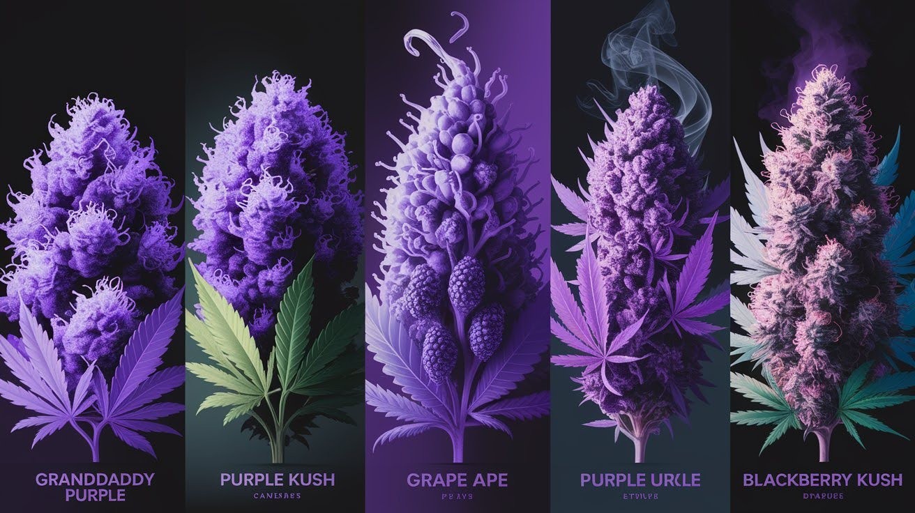 Famous Indica-Dominant Purple Varieties