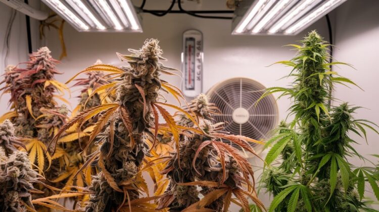 Heat Stress Weed Signs