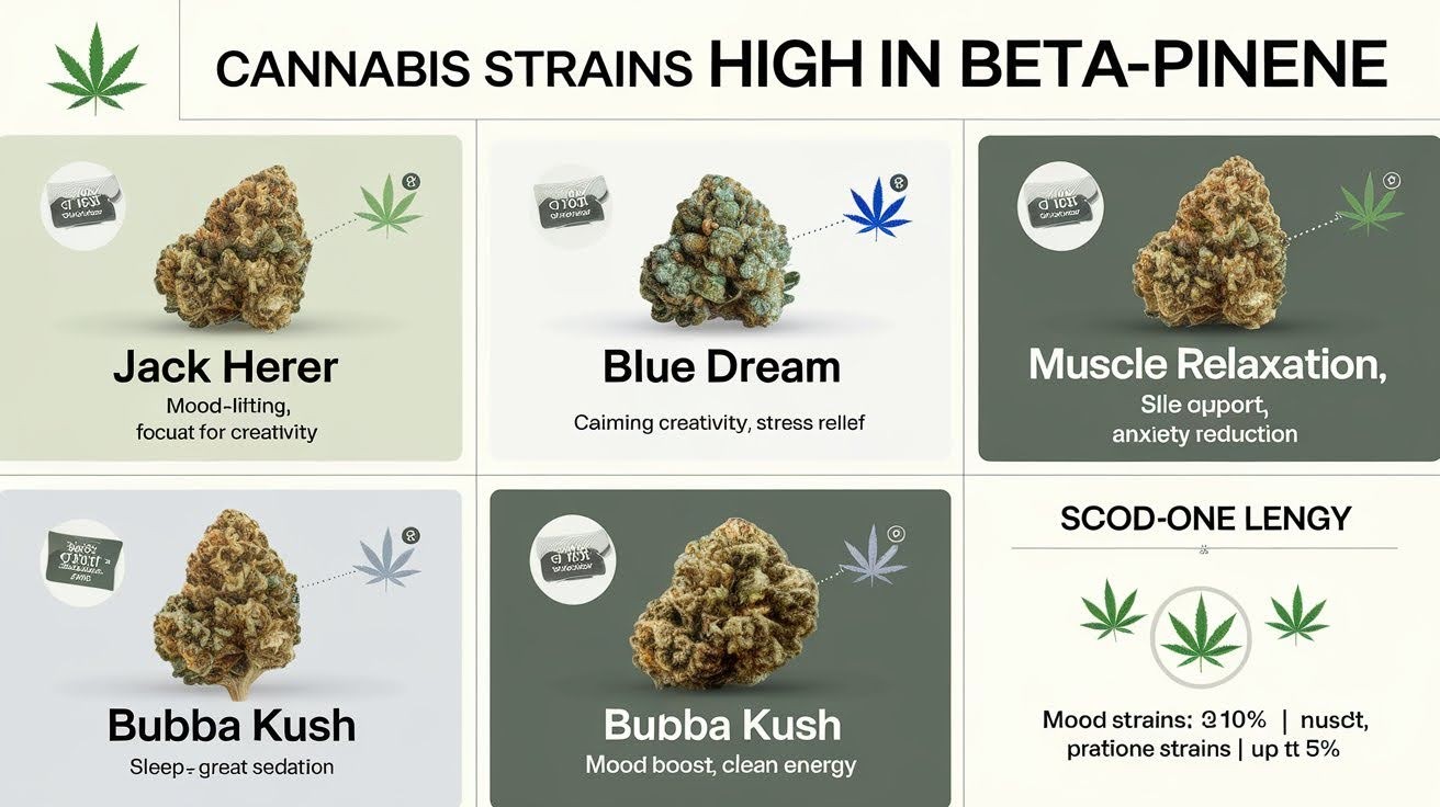 High Beta-Pinene Cannabis Strains and Their Specific Effects