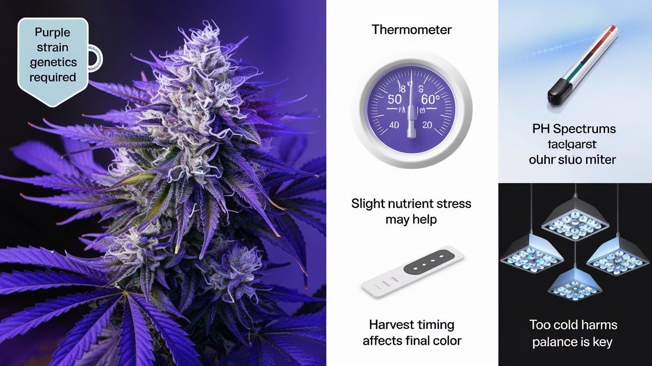 Key Factors Influencing Purple Color