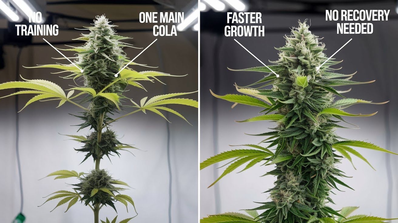 Non-Topped Plant Characteristics