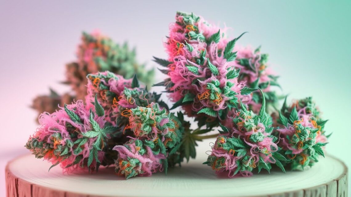 Pink Gushers Why Pink Weed Strains Are the Hottest Trend Right Now? - WeedInsight