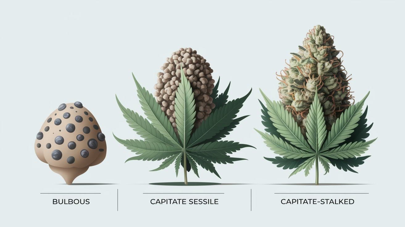 Three Types of Trichomes