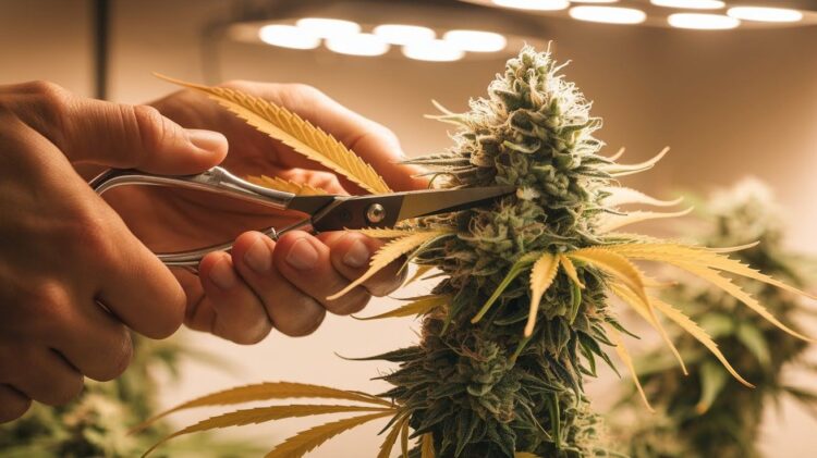 Trim Cannabis Plants