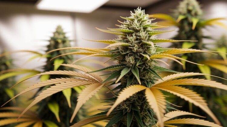 Weed Leaves Turning Yellow