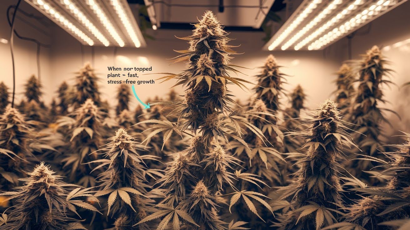 When Non-Topped Plants Yield More